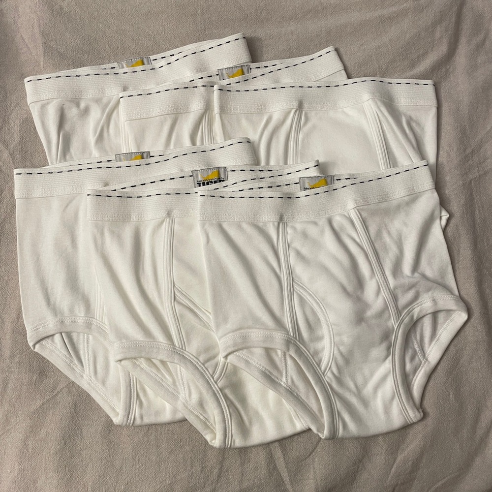 Tiger Briefs Boys Teens 14-16 White 6 Pack Cotton Underwear